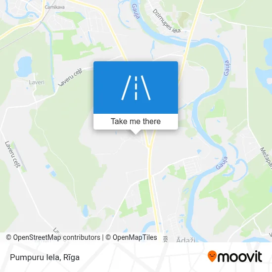 Pumpuru Iela map