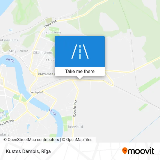 Kustes Dambis map