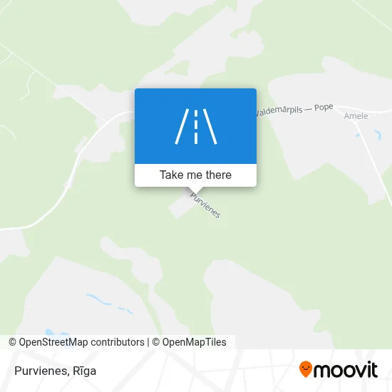 Purvienes map