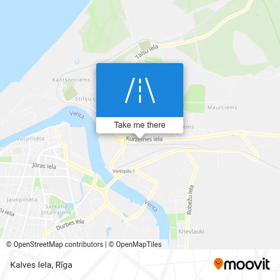 Kalves Iela map