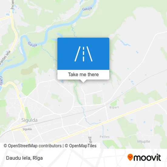 Daudu Iela map