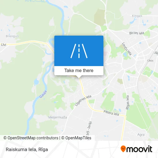 Raiskuma Iela map