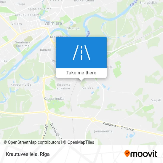 Krautuves Iela map