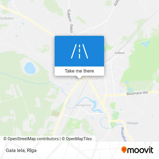 Gala Iela map