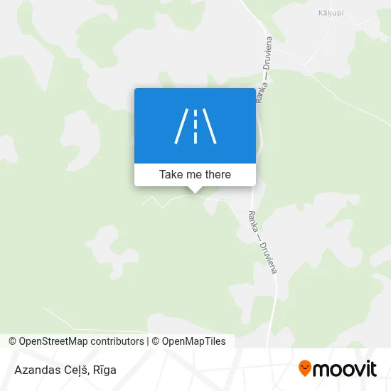 Azandas Ceļš map