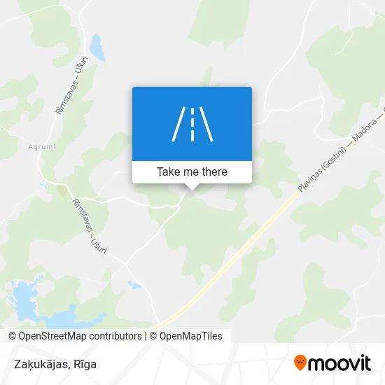 Zaķukājas map
