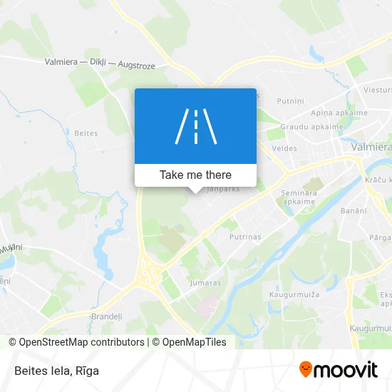 Beites Iela map