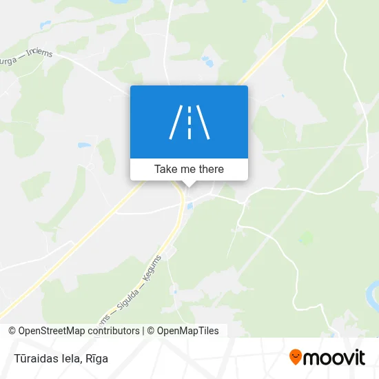 Tūraidas Iela map