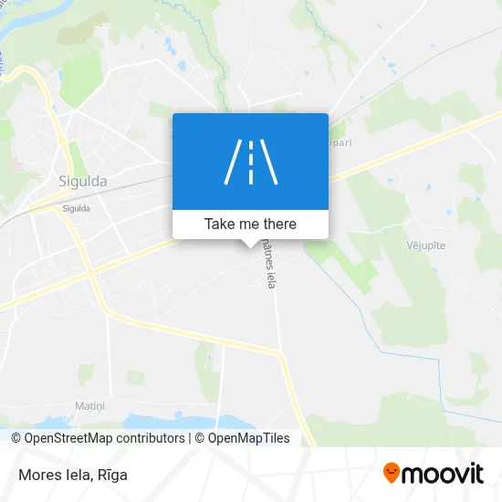 Mores Iela map