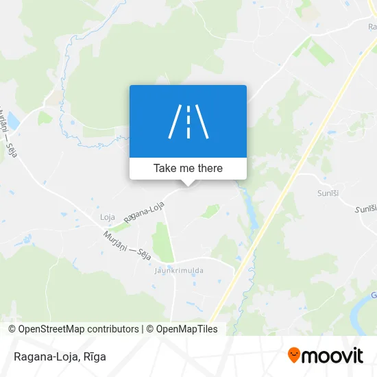 Ragana-Loja map