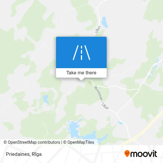 Priedaines map