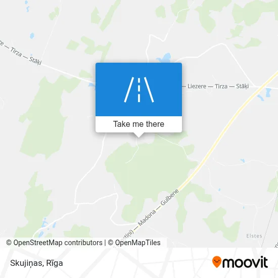 Skujiņas map
