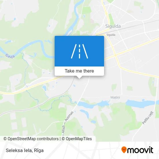 Seleksa Iela map
