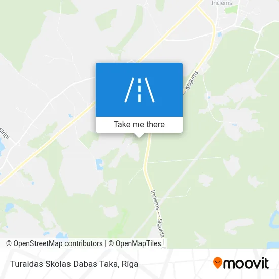 Turaidas Skolas Dabas Taka map