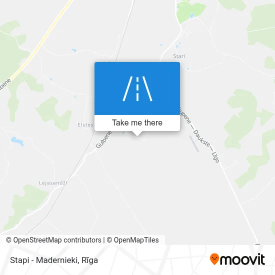 Stapi - Madernieki map