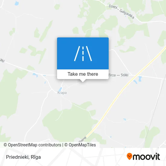 Priednieki map
