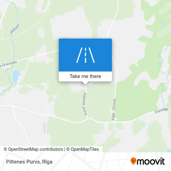 Piltenes Purvs map