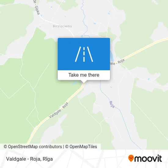 Valdgale - Roja map