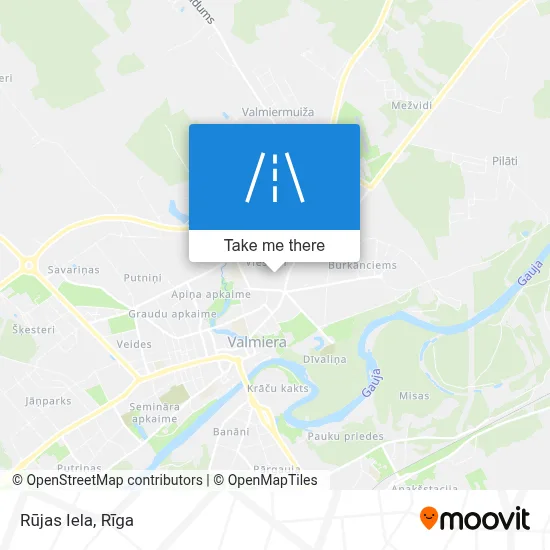 Rūjas Iela map