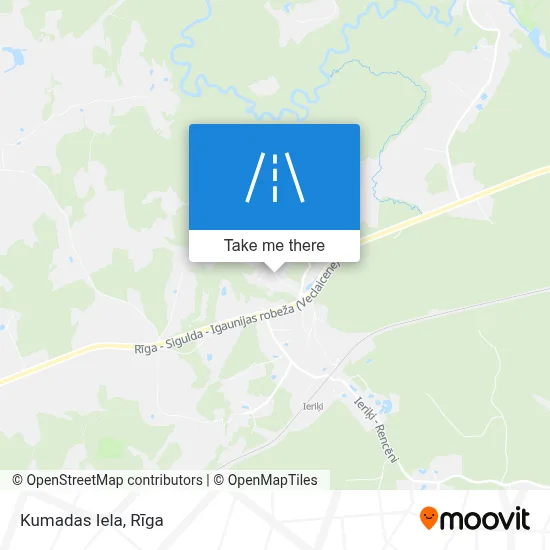 Kumadas Iela map
