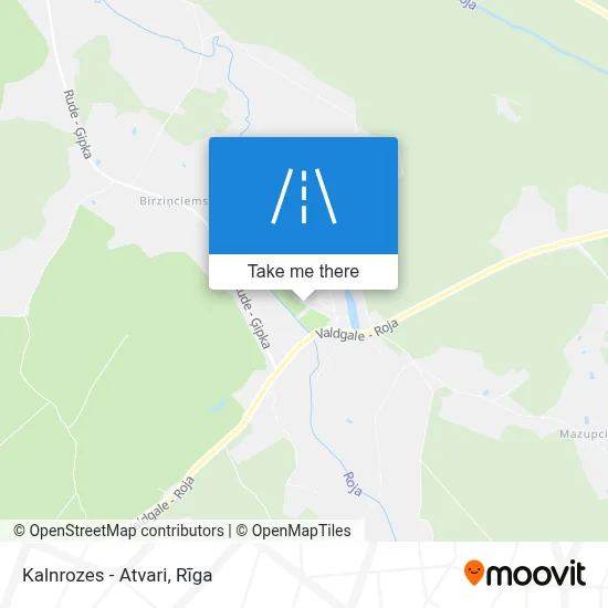 Kalnrozes - Atvari map