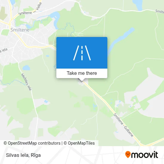 Silvas Iela map