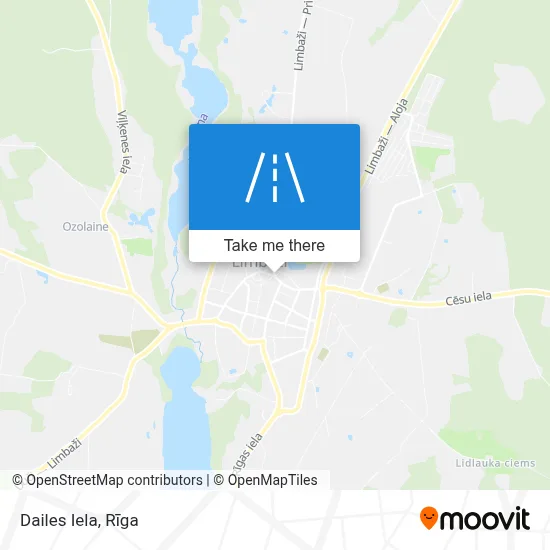 Dailes Iela map
