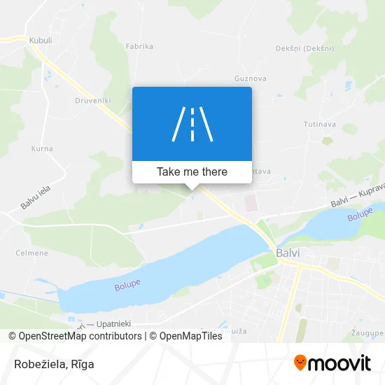 Robežiela map