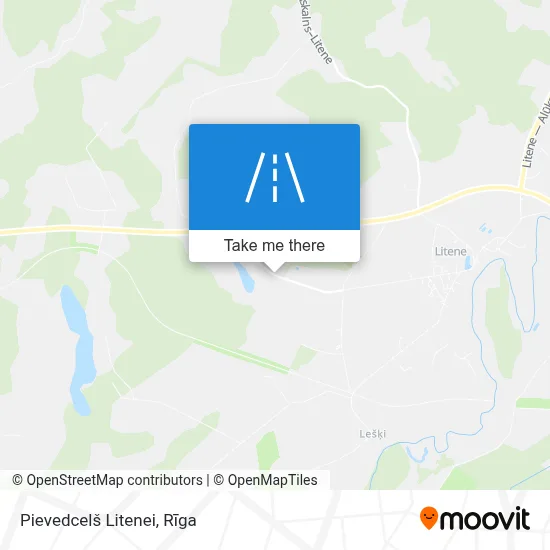 Pievedcelš Litenei map