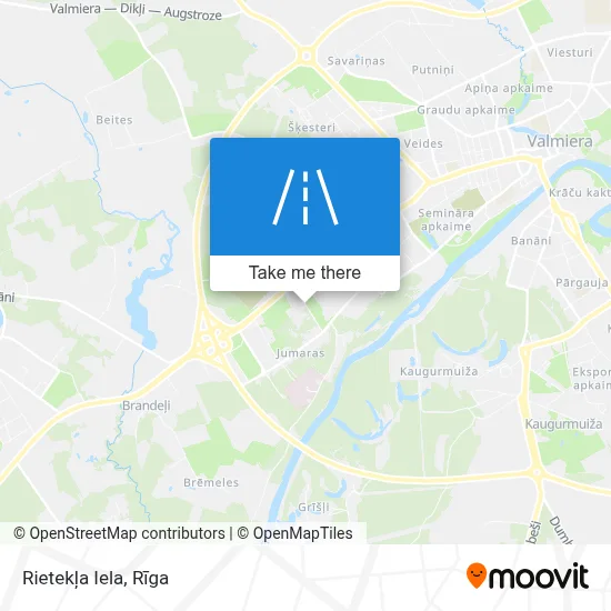 Rietekļa Iela map