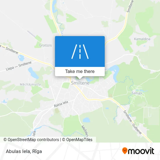 Abulas Iela map
