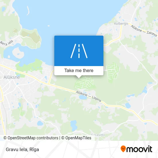 Gravu Iela map
