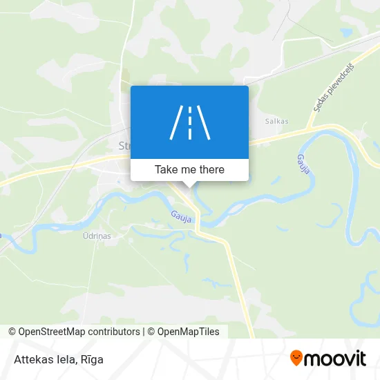 Attekas Iela map