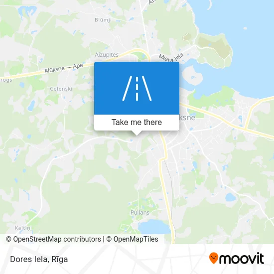 Dores Iela map