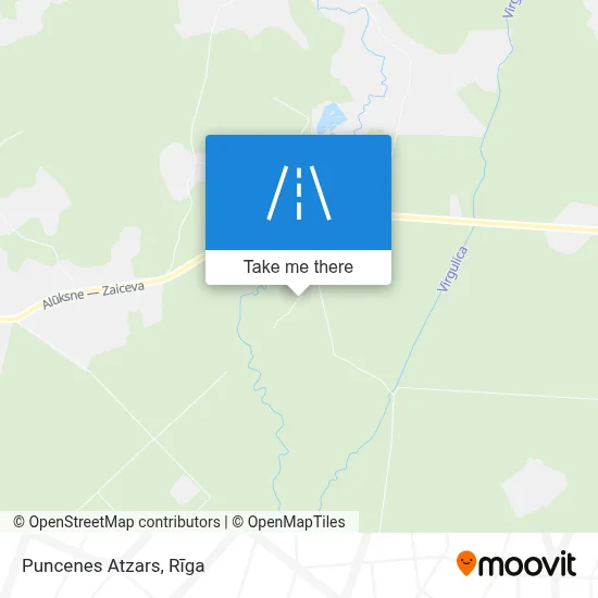 Puncenes Atzars map