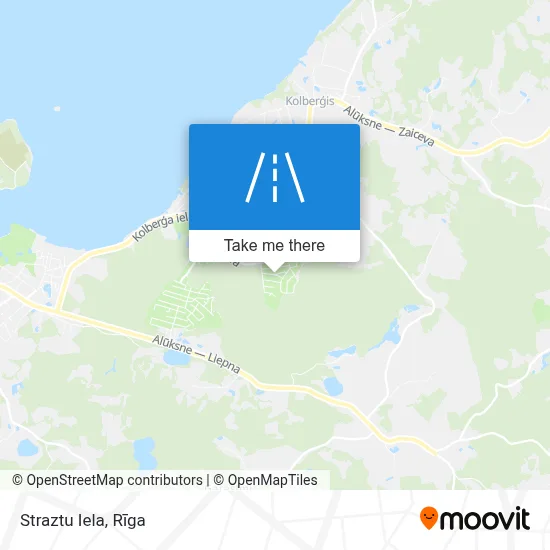 Straztu Iela map
