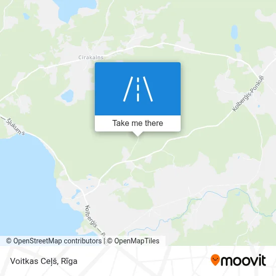 Voitkas Ceļš map
