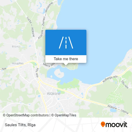Saules Tilts map