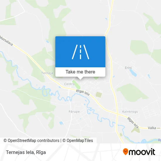 Ternejas Iela map