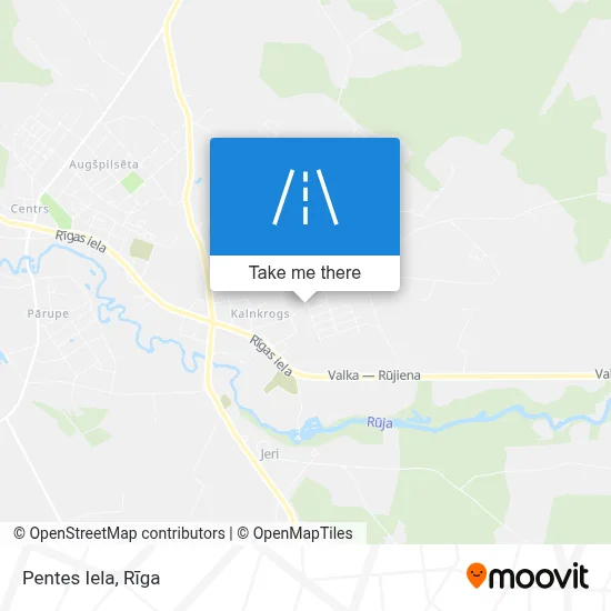 Pentes Iela map
