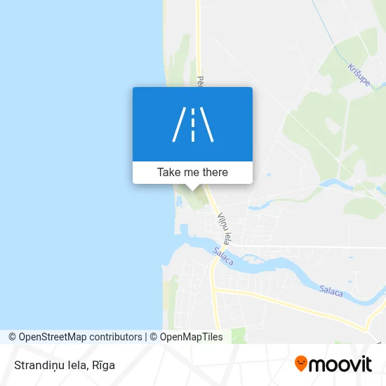Strandiņu Iela map