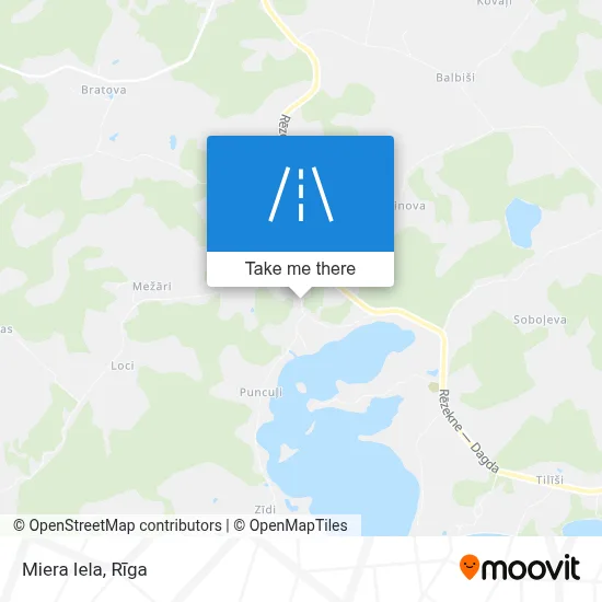 Miera Iela map