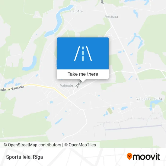Sporta Iela map