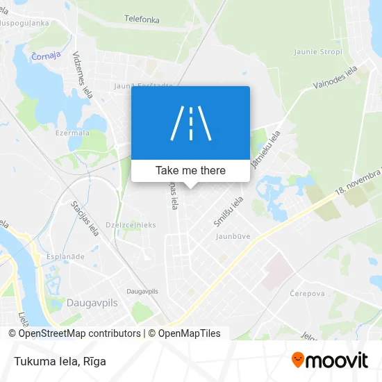 Tukuma Iela map