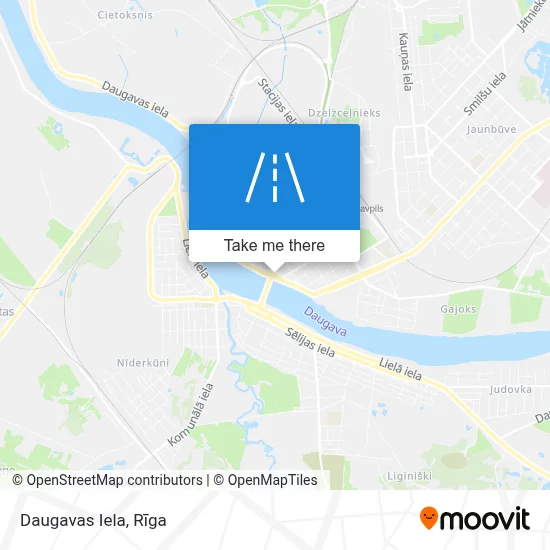 Daugavas Iela map