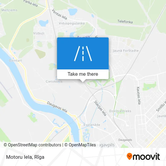 Motoru Iela map