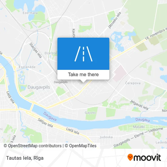 Tautas Iela map