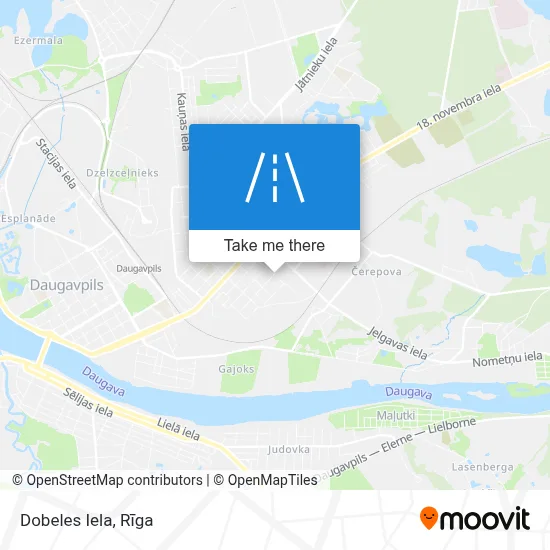 Dobeles Iela map