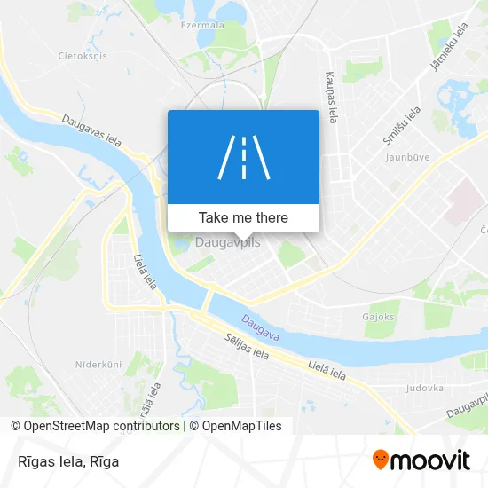 Rīgas Iela map