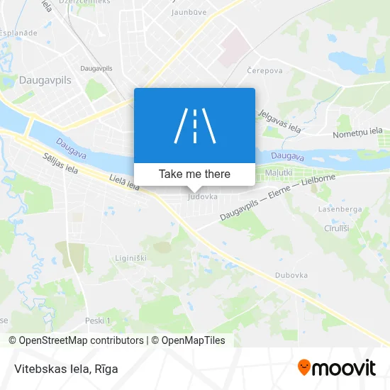 Vitebskas Iela map